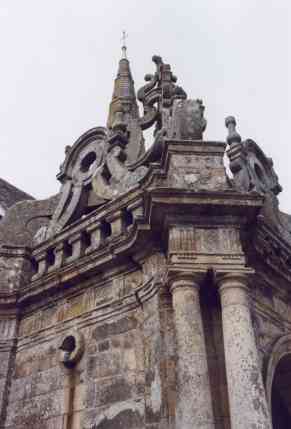 Carnac church spire